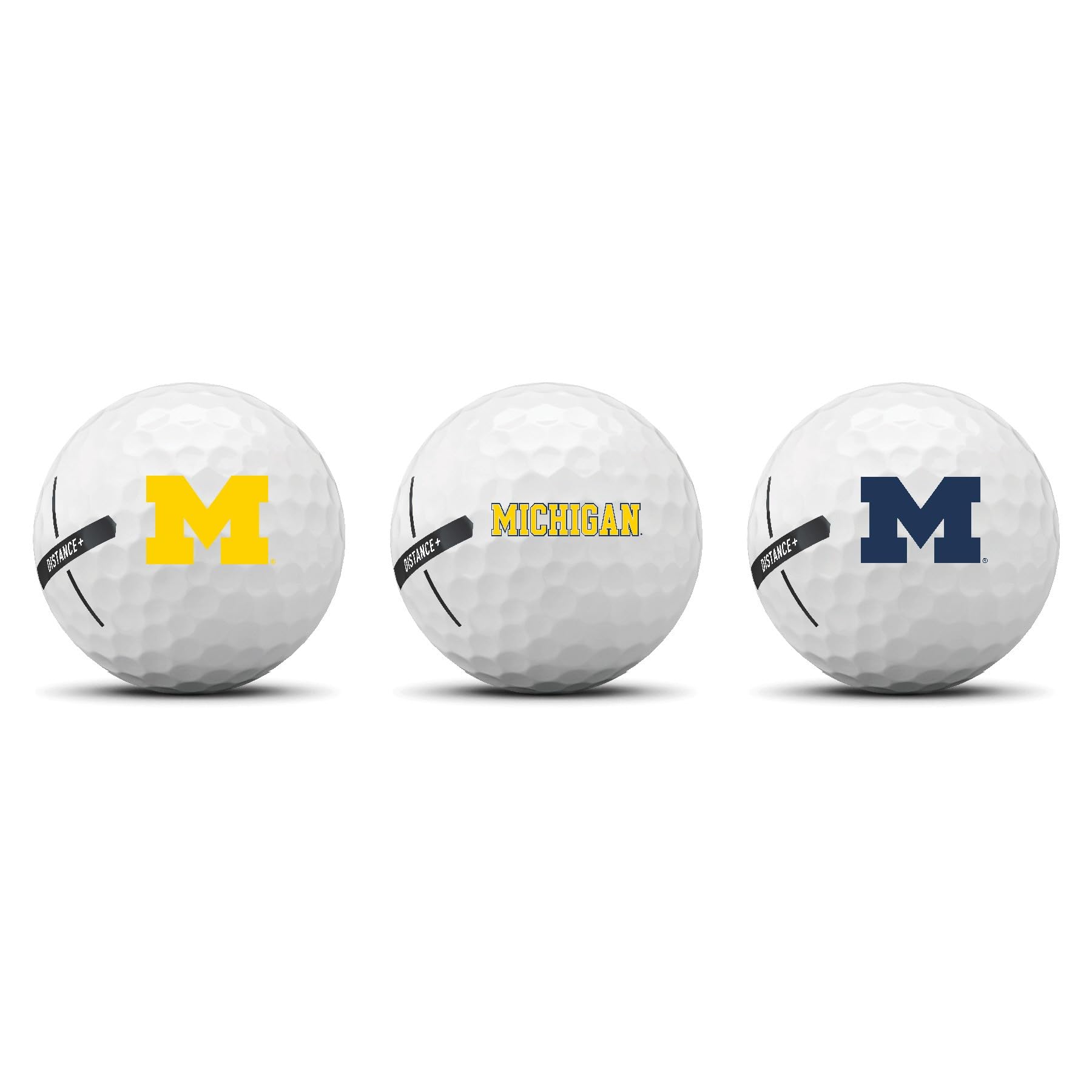 Photo 1 of Michigan Wolverines (Officially Licensed) 3 Pack Taylormade Golf Balls