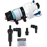 Flojet 03526-144A Triplex Diaphragm Automatic Water System Pump, 2.9 GPM 50 PSI, 12 volt DC