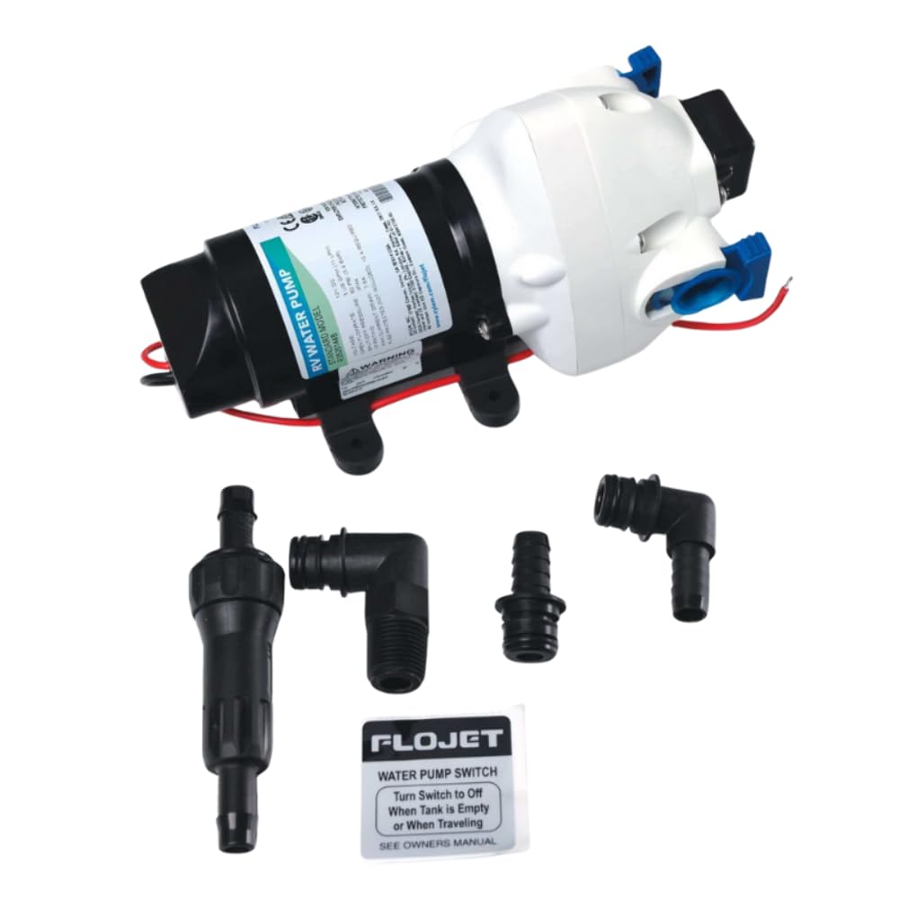 Flojet 3526-144A Water System Pump, 3.4 Bar, 11 LpM. Triplex