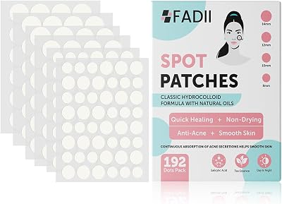 FADII Pimple Patches Pack 192 Hydrocolloid Spot Treatment 8-14mm