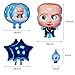 66Pcs Boss Baby Party Supplies Set,Happy Birthday Banner,Boss Baby Balloons,Tablecloth,Plate,Napkins,Blowouts,Pennant,Baby Boss Birthday Party Decoration and Children Carnival Party Supplies Decoration Baby Shower Party DIY