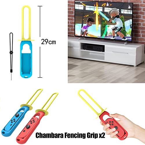 2022 Switch Sports Accessories Bundle, 10 in 1 Switch Sports Bundle for