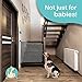 Retractable Baby Gate - Extra Wide Baby Safety Gate and Pet Gate for Stairs, Doors, and More - Mesh Baby Gate with Easy Latch and Flexible Design Fits Most Spaces + Bonus Outlet Covers by BABYSEATER