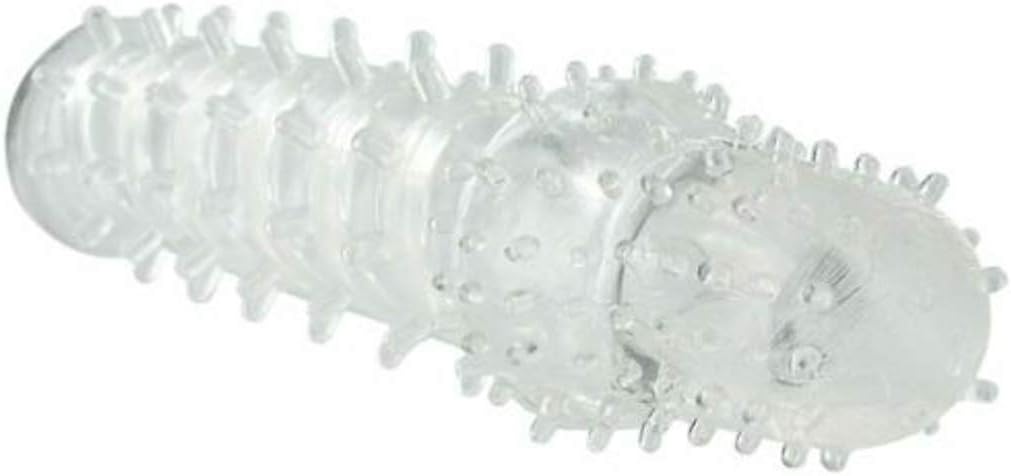 Stretchy Silicone Shaft Extension Extender Rod Sleeve Sheath Girth Enhancer for Men