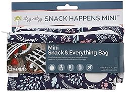 Itzy Ritzy Reusable Mini Snack Bags – 2-Pack of