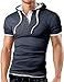Grin&Bear Men's Hooded Polo Shirt