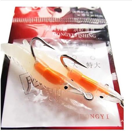 Fishing Lures for Bass Fishing Hooks Soft Bait Shrimp with Hook 65mm 5g Silicon Fishing Lures Set