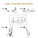 Rooftop Cargo Carrier Bag by Boltlink -100% waterproof 500 Denier Polyester Material -with Heavy-Duty Wide Straps & Buckles- Great Velcro Flap and Storage Bag -Easy to Install for Most Car,SUV