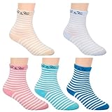 Cute Girls’ Crew Socks 5 Pack by Tycipe - From 2-12 Yrs