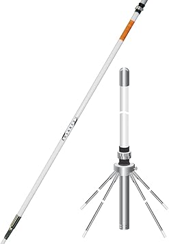 Amazon.com: Solarcon A-99CK 17' Omni-Directional Fiberglass Base Station  Antenna and Ground Plane Kit: Automotive