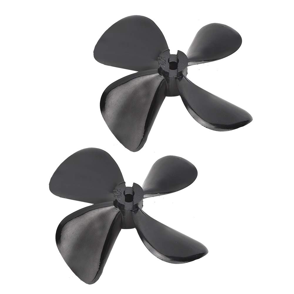 4?Blades Propeller, 2Pcs/Set Model Boat Propellers Boat Propellers Accessories Fit for Large Size Model Such as Trawler, Nest and Underwater Propeller, etc