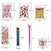 POLMMYS Slime Making Kit, Slime Beads Including Foam Beads, Sprinkled Candy Pieces, Fruit Slices, Glitter Shaker Jars and Sequin Stars for Crunchy Slime, Fluffy Slime and DIY Craft