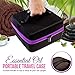 Essential Oil Carrying Case/Roller Bottle Organizer - Storage for 25-33 Bottles - Holds 15-30ml 1oz & 10ml Roll on Bottles - (Carry Handle On Top) Free Roller Bottle Opener & 192 Labels
