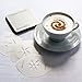 Aerolatte Cappuccino Stencil Set, For Latte Coffee Art, Set of 6 Stencils