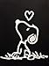 Snoopy Peanuts Inspired Cartoons Vinyl Decal Sticker|WHITE|Cars Trucks Vans SUV Laptops Wall Art|5.25