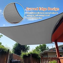 Artpuch 10'x16' Customize Dark Gray Sun Shade Sail