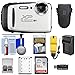 Fujifilm FinePix XP130 Shock & Waterproof Wi-Fi Digital Camera (White) with 64GB Card + Battery +Charger + Cases + Tripod + Float Strap + Ultimate DealsKit