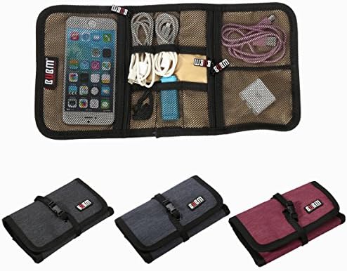 BUBM Spring Rolls Folding Carry Case S Size Three Colors For Digital Storage Bag (Random: Color)
