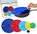 Silicone Lids - Microwave Covers, Food Covers, Bowl Covers. Suction Lids use for Pan or Skillet Lids. Boxed Gift Set. (Set of 5)