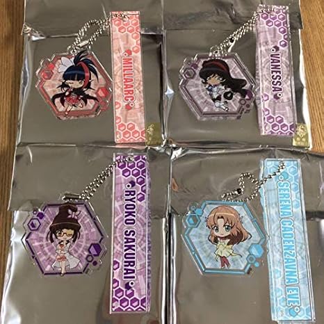 Amazon Co Jp シンフォギアxv ロッカーキーホルダー ミラアルク セレナ ヴァネッサ 櫻井了子 ホビー