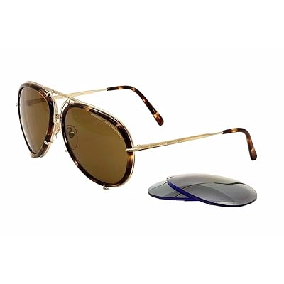 Porsche Design Gold Aviator Sunglasses with Extra Australia Ubuy