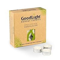 GoodLight Paraffin-Free Tea Lights Pack of (48)