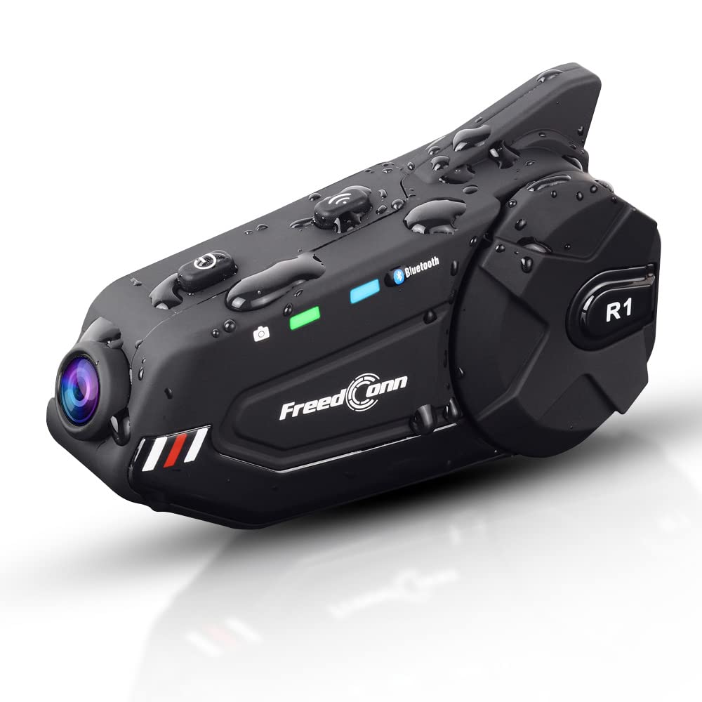 Camera Headset Mua 3T6B Motorcycle Bluetooth Helmet Camera Headset, R1Plus 1080P ...