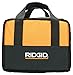 Ridgid Genuine OEM Soft-Sided Heavy Duty Contractor’s Tool Bag for Drills or Impact Drivers (12 Inches x 10 Inches x 8 Inches)