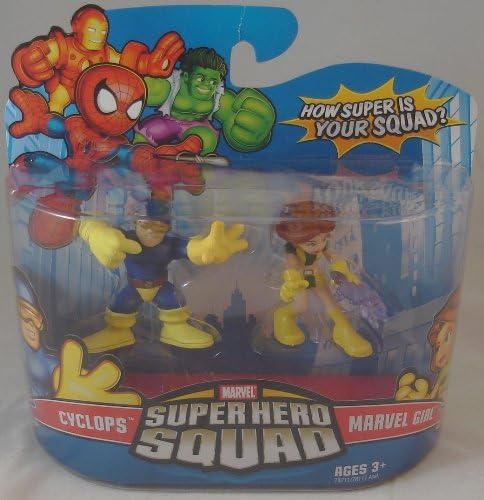 Marvel Superhero Squad Series 11 Mini 3 Inch Figure 2Pack Cyclops & Marvel Girl