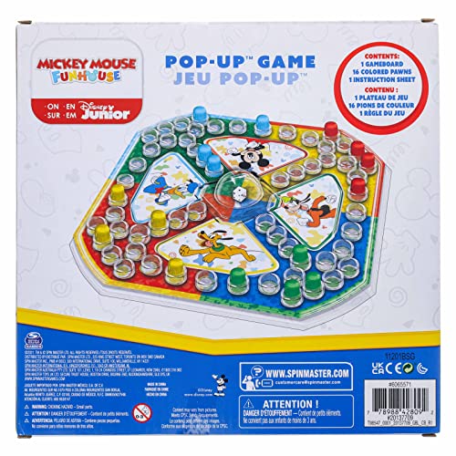 Disney Mickey Mouse Pop Up Board Game Counting Game Kids Ages 4 and Up ...