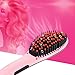 Hair Straightener Brush Anti Static Ceramic Heating Detangling Hair Brush Faster Straightening Styling Tools Hair Straightening Iron Pink Color