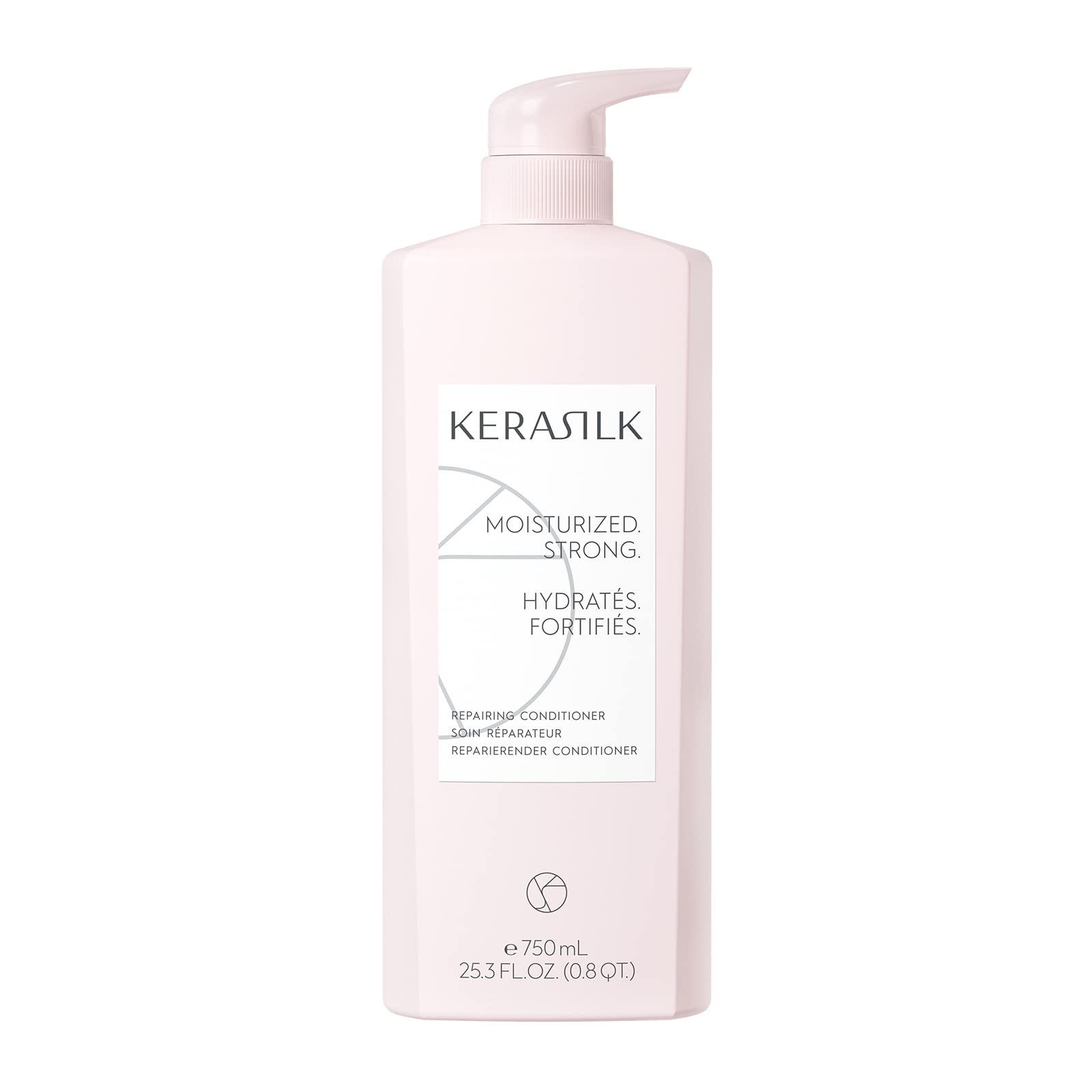 Kerasilk Repairing Conditioner, For Dry & Damaged Hair, Restores Strength & Moisture, Vegan & Sulphate-Free, 750ml — image 1