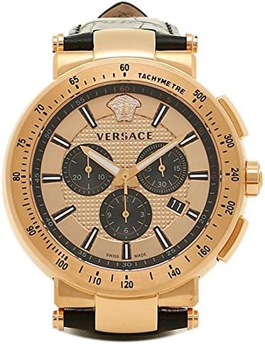 ヴェルサーチ 時計 Versace Vfg Mystique Sport レビューを書けば送料当店負担 ミスティック 並行輸入品 ローズゴールド メンズ腕時計 クォーツ ウォッチ スポーツ ブラック
