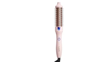 K&K 1.25 Inch Ceramic Tourmaline Ionic Heated Round Brush Curling Brush Creates Blowout Look -Creates Root Volume & Loose Cur
