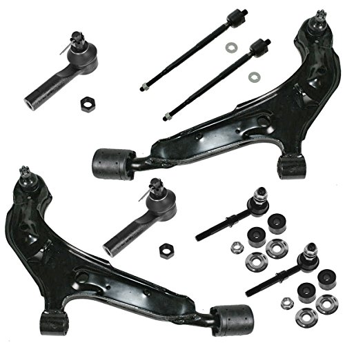 Front Control Arm Tie Rod End Sway Bar Link Steering Suspension Kit Set of 8