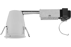 NICOR Lighting 4- Inch Remodel Lo-volt Airtight Housing Non-IC, White