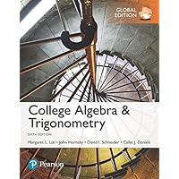 College Algebra and Trigonometry, Global Edition