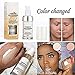 TLM Colour Changing Foundation for Different Skin Tone, Foundation Makeup Base Nude Face Liquid Full Coverage Concealer, TLM Concealer Cover Cream,Great Gifts (1P)