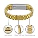 Replacement for Fitbit Alta HR Bands Adustable Steel Stainless Accessory Compatible Fitbit Alta Smartwatch Fitness Tracker Small Large for Men & Women Alta Wristbans (Gold)
