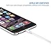 [Apple MFi Certified] Poweradd 8 Pin Lightning to USB Cable(3.3Feet 1.0 Meter) for iPhone 7/7Plus/6/6Plus/6S/6S Plus/5/5S/5C/SE, iPod Nano 7/iPod Touch 5, iPad Air/Air 2/Pro , iPad Mini- White