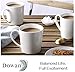 DOWAN Large Coffee Mugs Set, 18 OZ White Coffee Mug Set of 6, Ceramic Mugs with Large Handle for Coffee Tea Cocoa, Dishwasher Safe, Chip-free, DIY Paint, Ideal Gift for Morning, Party