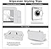 MAYTEX Pixel Ultra Soft Stretch 2 Piece Furniture Cover Loveseat Slipcover, Charcoal