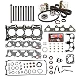 Evergreen HSHBTBK4013 Head Gasket Set Head Bolts Timing Belt Kit 94-97 Acura Honda 2.2 SOHC F22B1