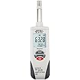 Mengshen Digital Psychrometer - Handheld Backlight Temperature Humidity Meter Gauge with Dew Point and Wet Bulb Temperature - Battery Included, M350