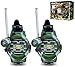 AOKON Walkie Talkies for Kids, Two-Way Long Range Watch Radio Transceiver with Flashlight for Children, Cool Outdoor Toys Gifts for Girls & Boys, 2 Pack