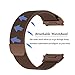KingAcc Compatible Fitbit Ionic Bands, Milanese Stainless Steel Mesh Metal Replacement Band for Fitbit Ionic, Magnetic Clasp Lock Wristband Strap Women Men (1-Pack, Coffee/Brown, Large)