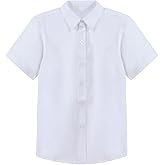 Mud Kingdom Boys Shirt Short Sleeve Oxford Summer Fashion Casual Button-Down Plain Shirts