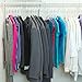 Wonder Hanger Max Pack of 6 Space Saving Hangers, Reinforced Hooks, Cascading Hangers for Organized Wrinkle-Free Clothes, College Dorms & Storage, Fully Assembled Hanger Closet Organizer – White