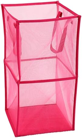 SAOJI Ropa Plegable emergente Cesta de lavandería Bolsa de cesto Bolsa