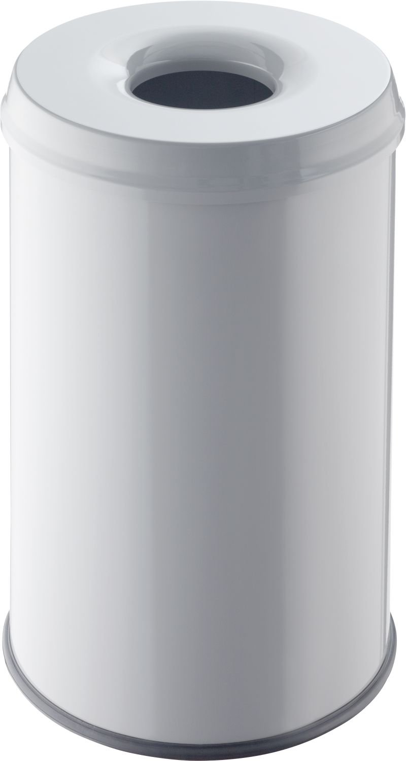 Helit The Guardian H2515682 Safety Paper Basket with Extinguishing Head 30 litres Light Grey